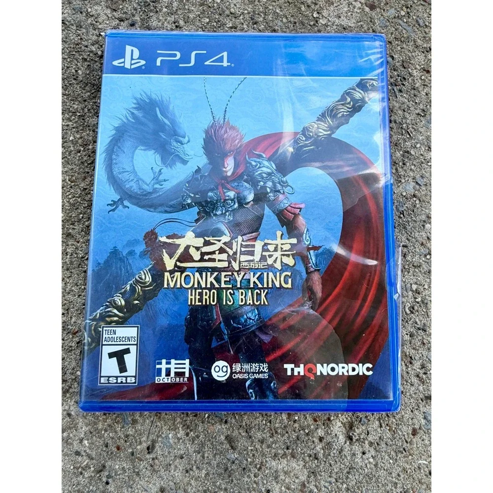 Monkey King Hero Is Back Sony PS4 PlayStation 4 Game New Sealed THQ Nordic
